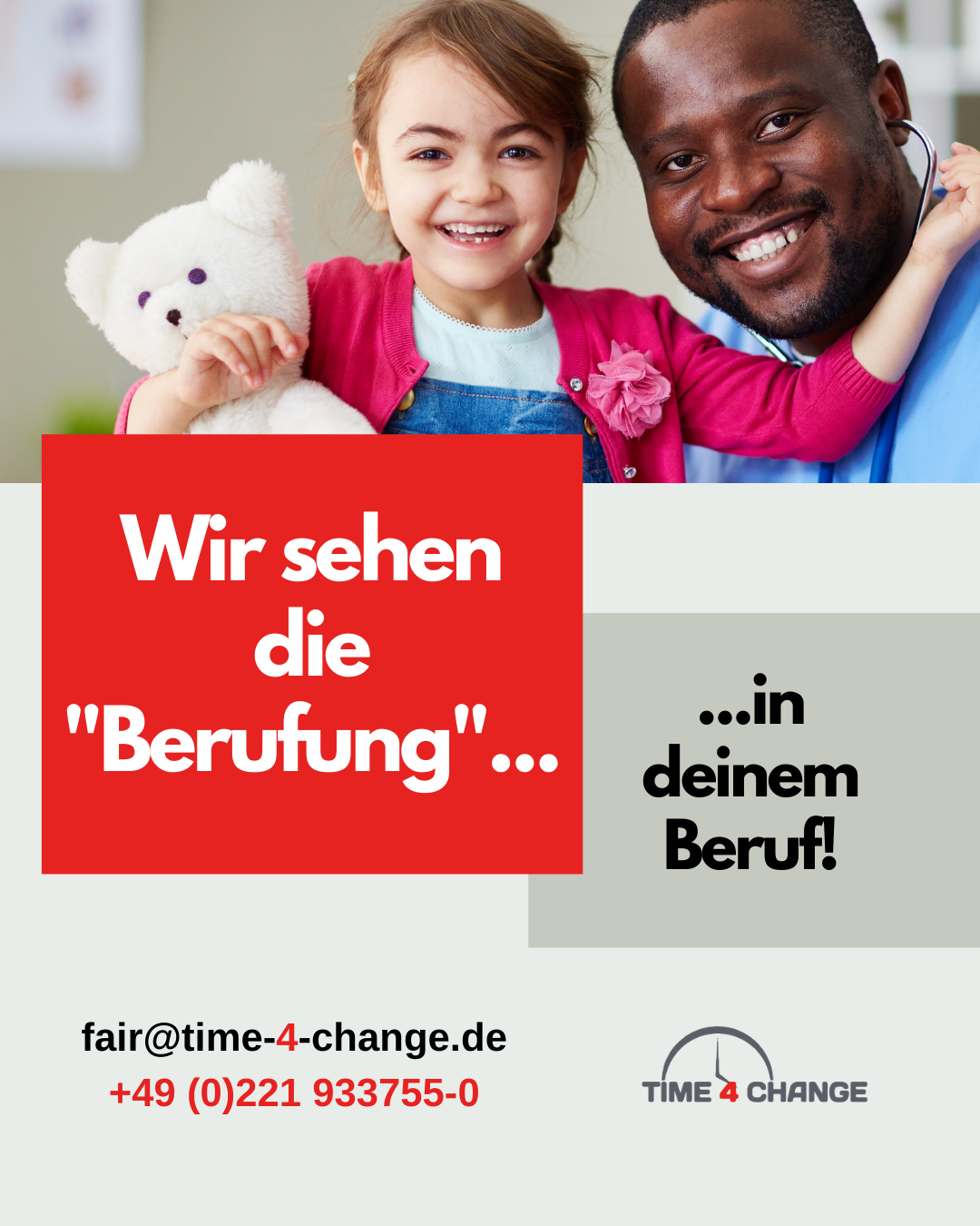 Pfleger mit Mädchen